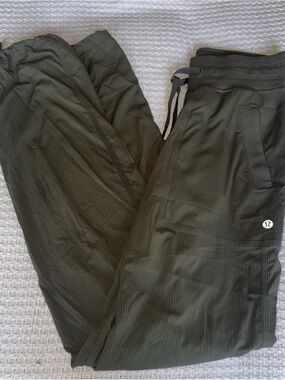lululemon Dance Studio Mid Rise Joggers Army Green size 2